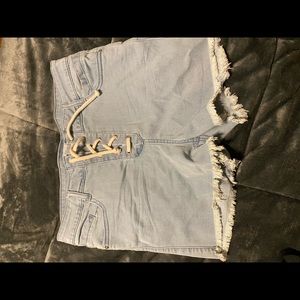Light blue shorts